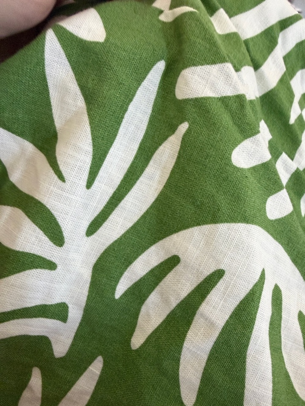 🔘Green Tropical Print Halter Dress - Stylish Summer Dress - Picture 7 of 7